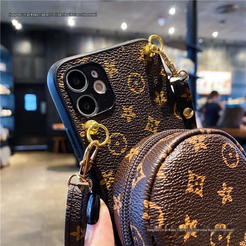 Women's Crossbody Phone Case & Coin Purse: Anti-Fall Lanyard, Japanese/Korean Style Wallet