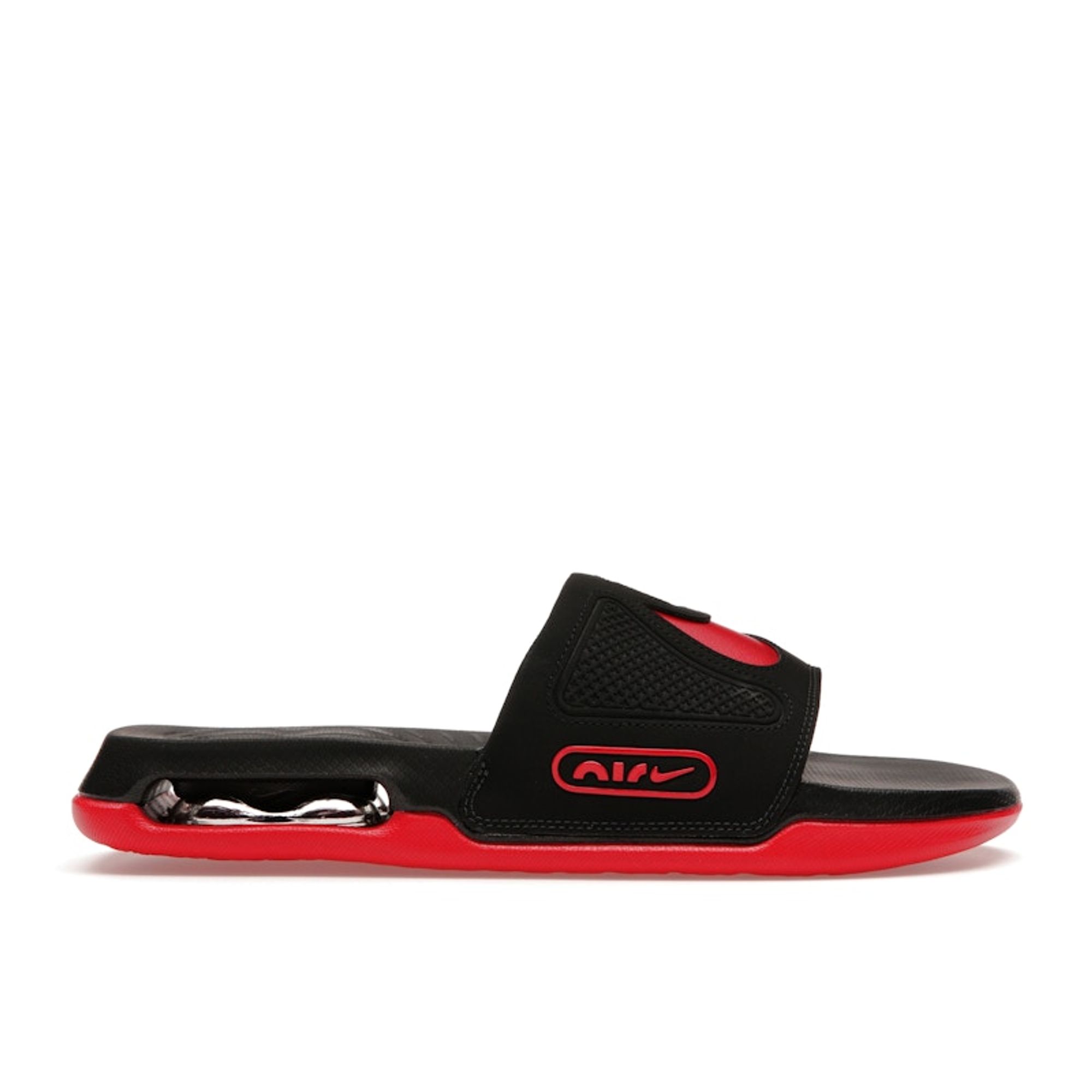 

Кроссовки унисекс Nike Air Max Cirro Slide черные университетские красные DC1460-002 49.5