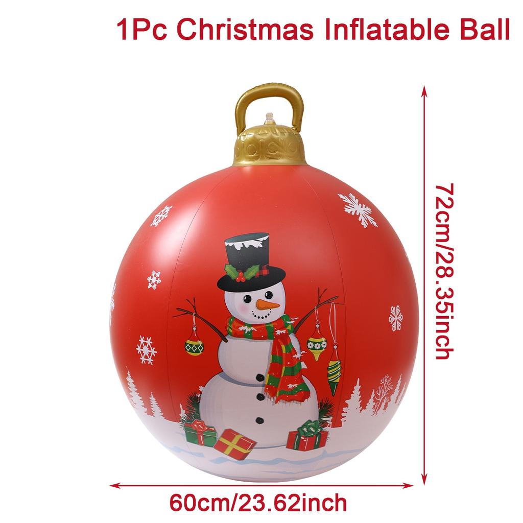 Christmas Giant Inflatable Ball Merry Christmas Decorations for Home 2025 Xmas Outdoor Balloon Ornament Navidad Natal New Year
