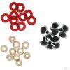 10x Glitter Safety Teddy , 24mm