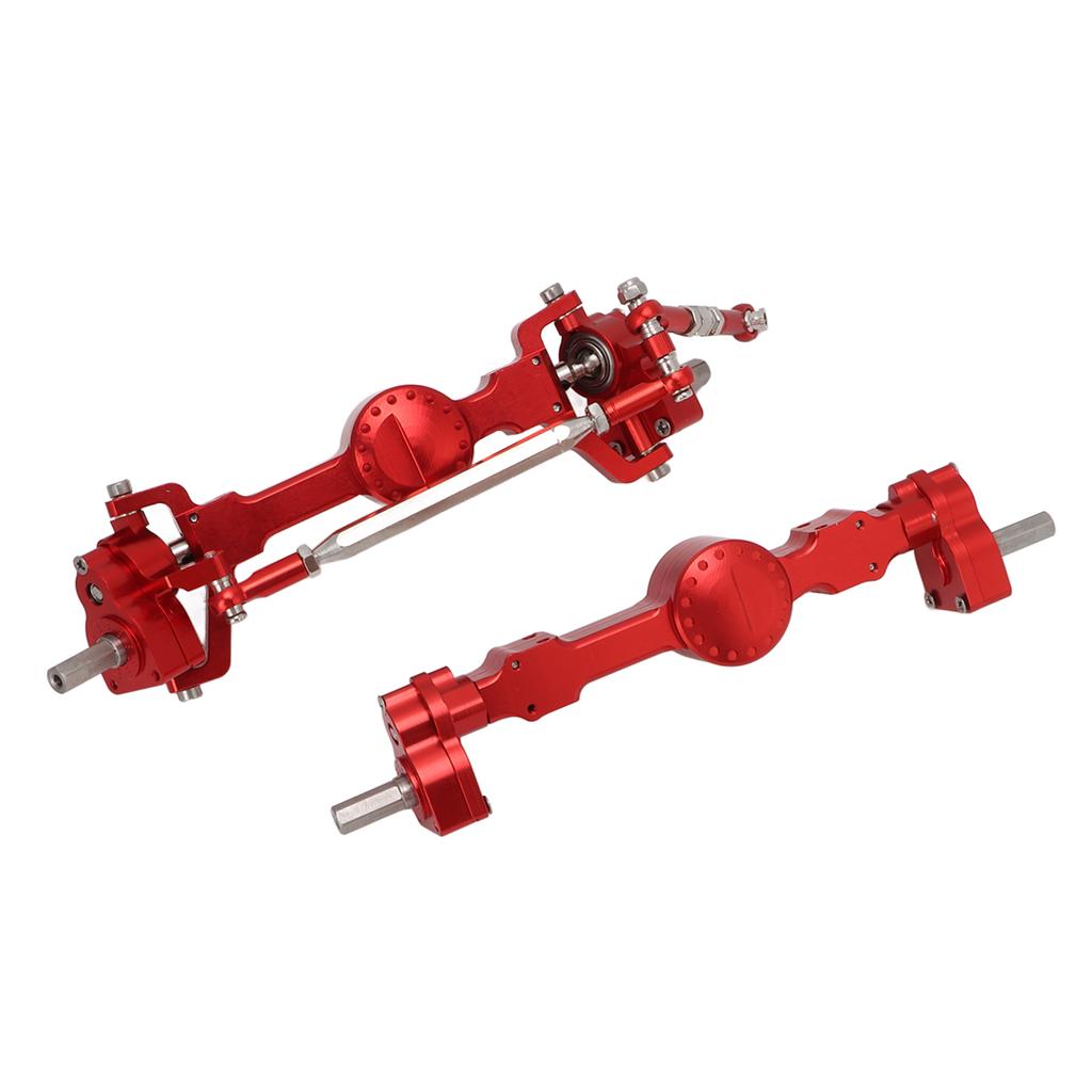 Metal Front Rear Axle Aluminium Alloy High Strength Accurate Stable Front Rear Bridge Axle for MN MN98 D90 1Celsius12