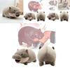 Adorable Moo Deng Hippo Plush Toy Soft Grey Short Plush Doll For Kids 42x24cm