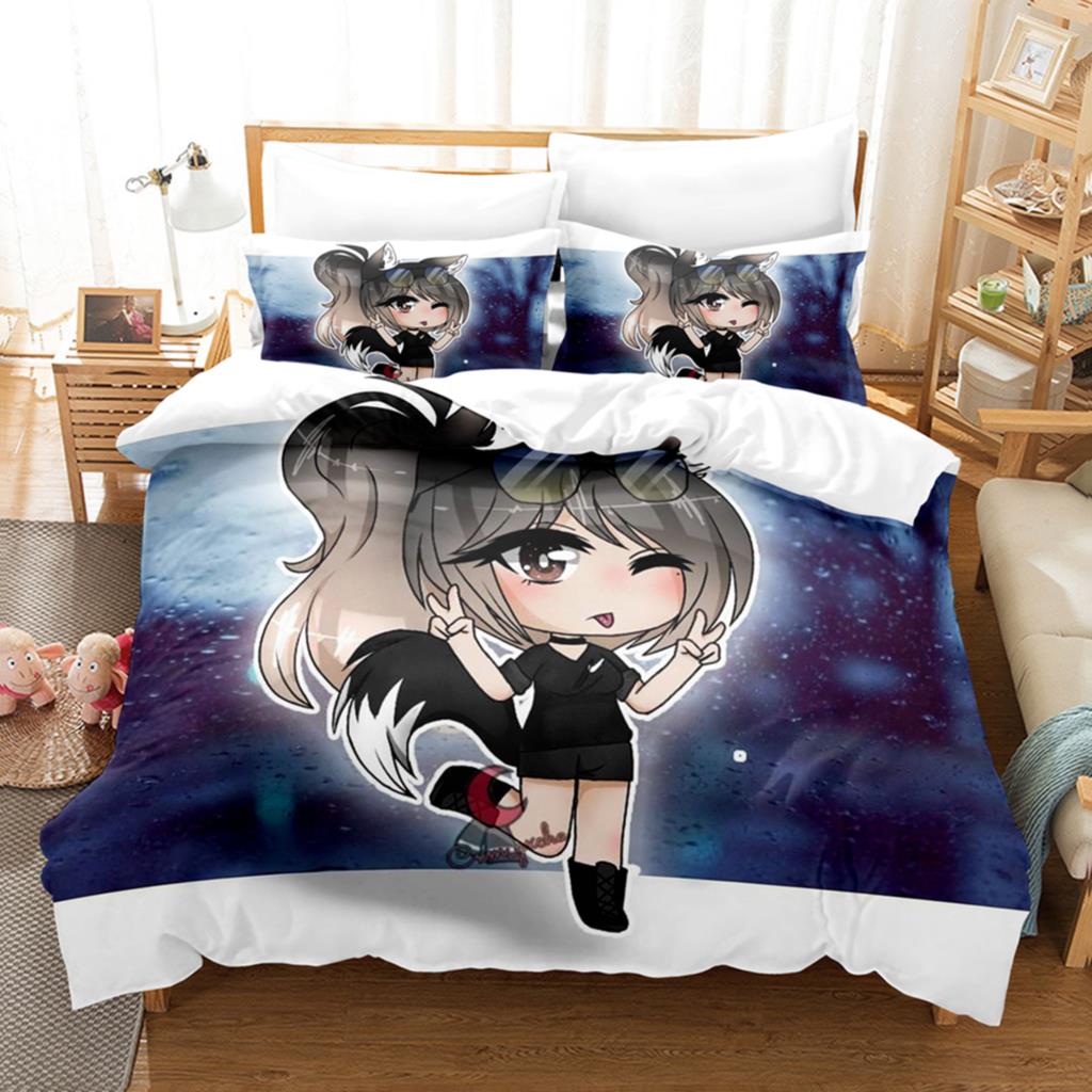 3D Print Anime Kawaii The Gacha Girl Bedding Collections Duvet Cover Collection With Pillowcase Twin Full Queen King Bedclothes With Bed Linen