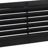 Schwarze 10,4 x 5 Zoll große Lüftungsschlitzabdeckung für Deckenventilatoren, geeignet für Wohnmobile