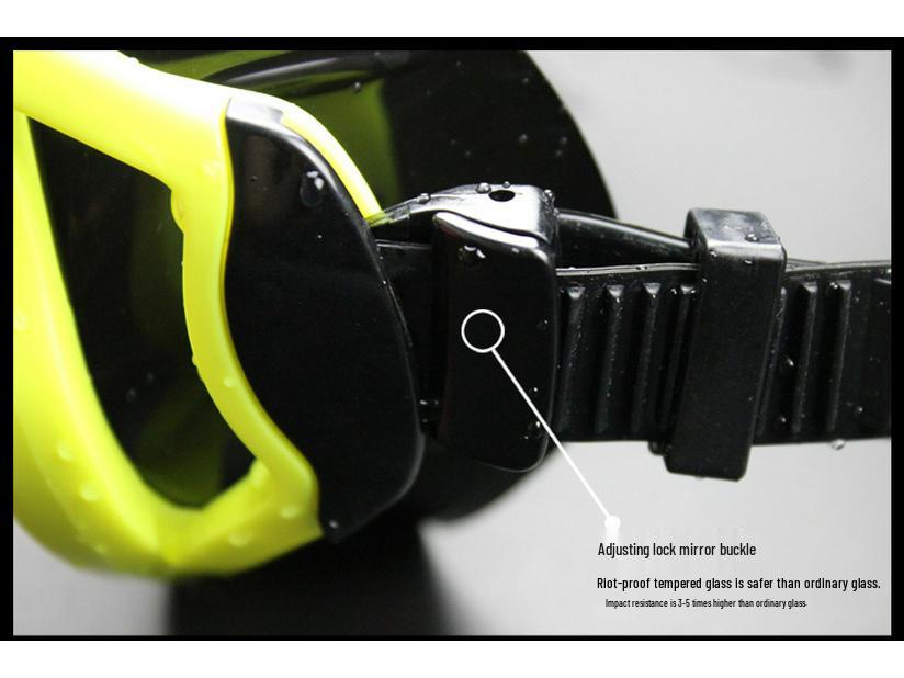 PVC/Silicone Diving Mask Set - Snorkeling Gear