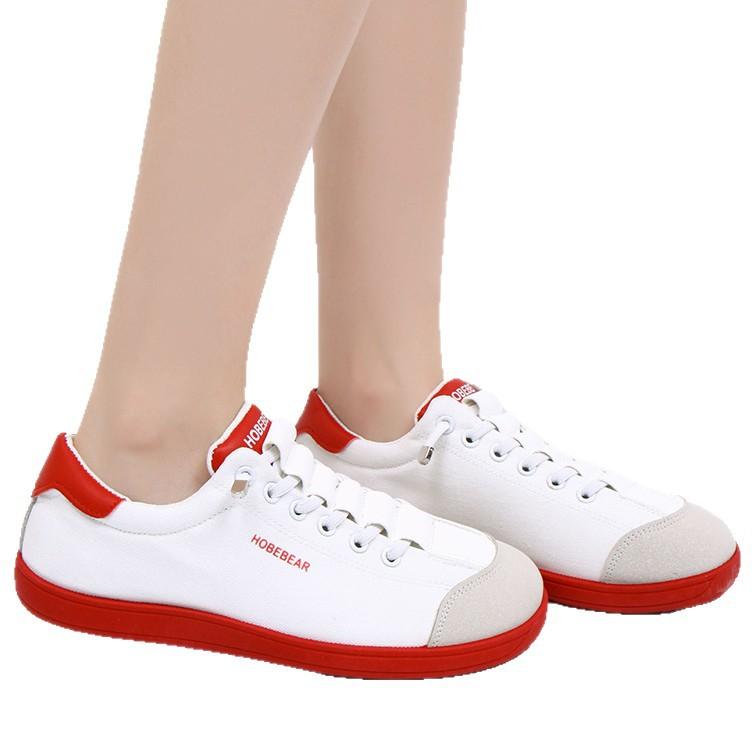 Popular foreign trade large size breathable one-pedal canvas wide last couple cloth shoes little white shoes wide head barefoot shoes women