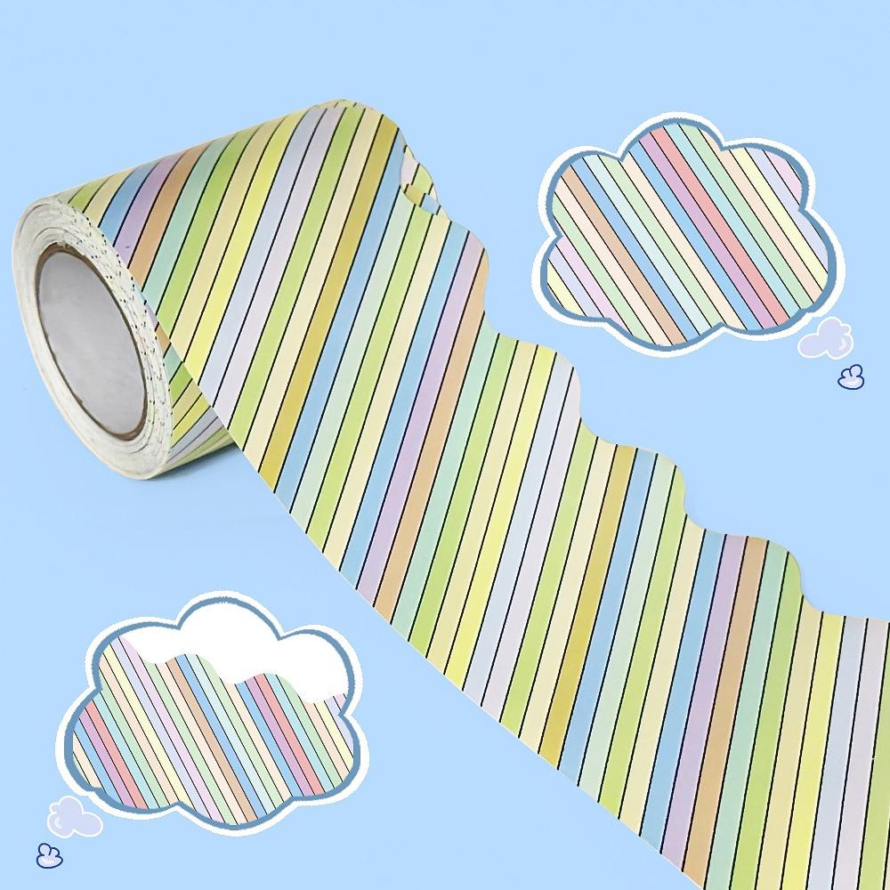 No Adhesive Border Paper Paper Stickers Creative Decorative Stickers