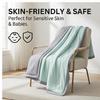 Cooling Ice Silk Summer Blanket Lightweight Breathable Quilt for Bed Sofa Machine Washable for Hot Summer Nights