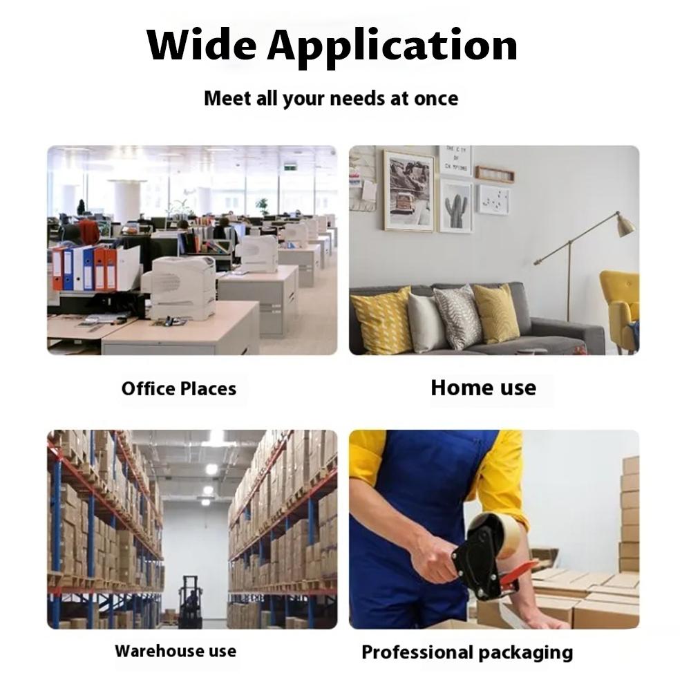 Clear Tape Packaging Tape Universal Box Sealing Tape Is Suitable for Office, Home, School, Mailing, Packing and Shipping