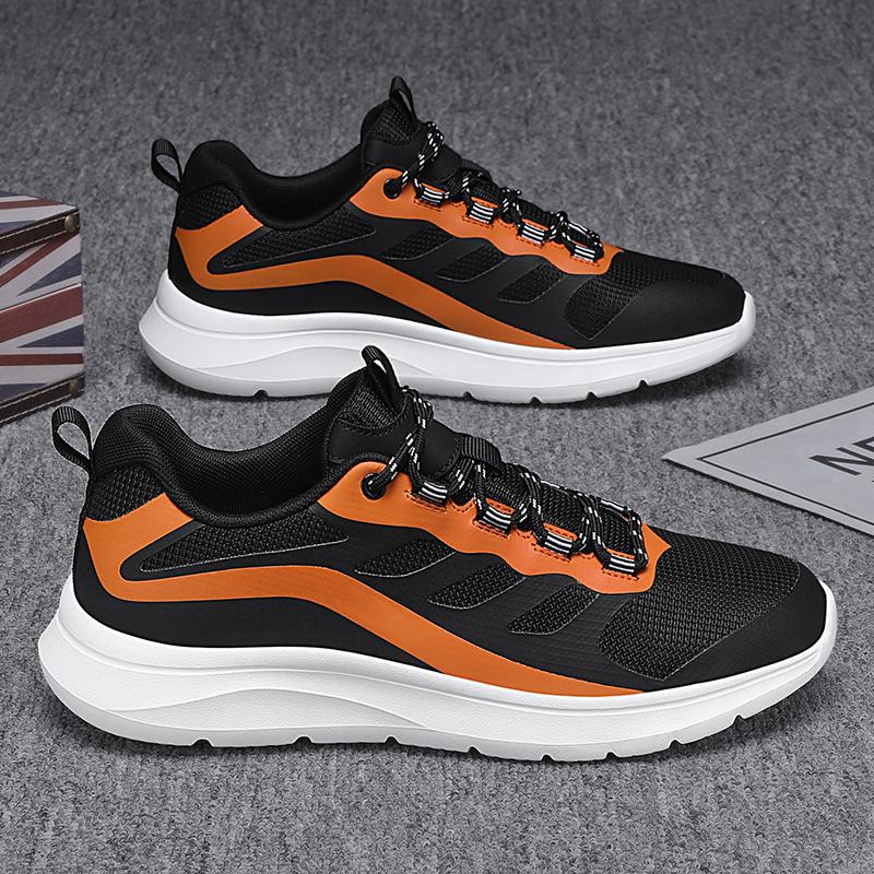 

Сетчатые модные многофункциональные кроссовки больших размеров Легкие и дышащие мужские повседневные спортивные кроссовки Обувь для мужчин 44 чёрный