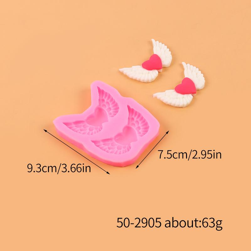 Angel Wings Silicone Cake Mold DIY Wings Fondant Chocolate Candy Biscuit Gumpaste Baking Cake Decoration