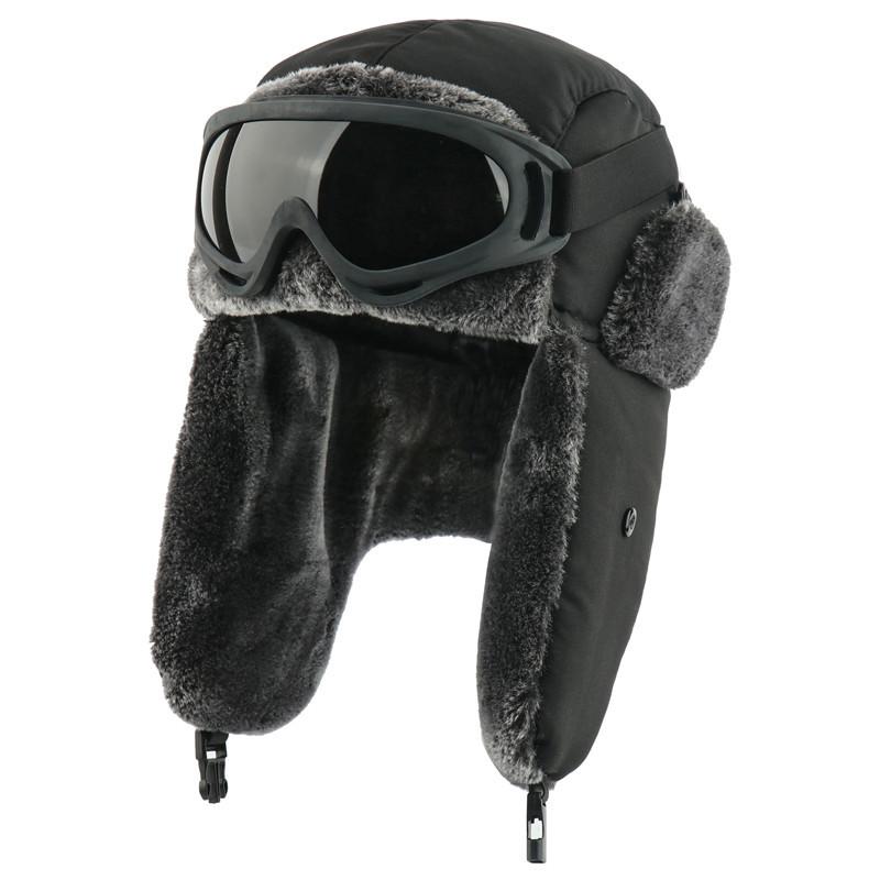 

Men s and women s windproof and waterproof outdoor ski caps Thickened ear protectors Flying caps Northeast thermal caps One size