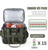 Camouflage Double-Layer Insulated Picnic & Camping Bag - Large Capacity Crossbody Thermos Bag