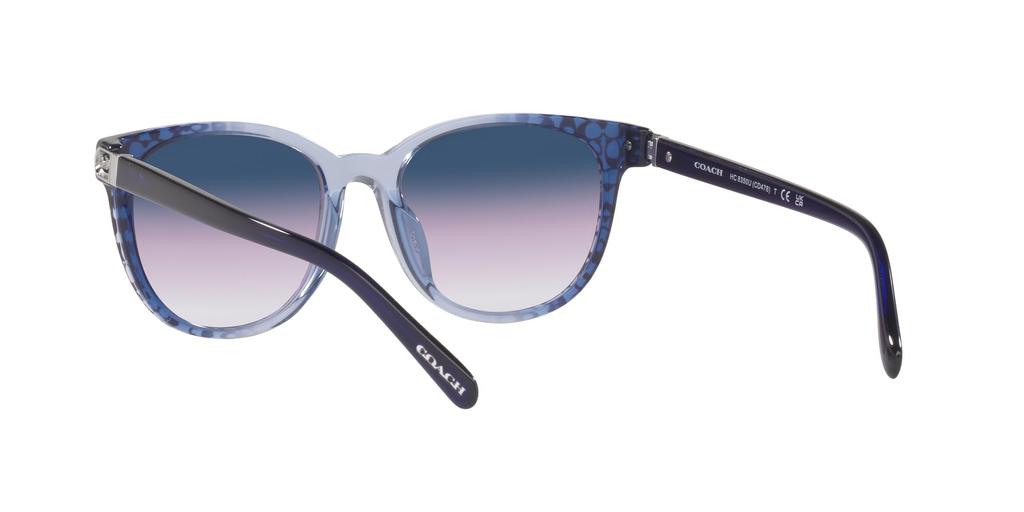 Coach Sunglasses HC8350U CD478 57088H BLUE GRADIENT SIGNATURE C 54 Women's