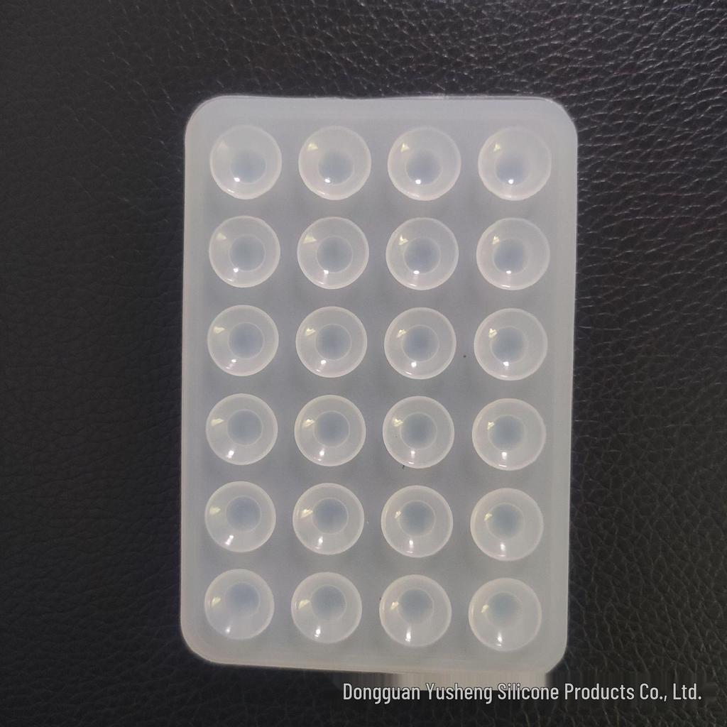 Square 24-Hole Thickened Silicone Phone Holder Suction Cup Sticker
