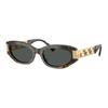 Hollow Simple Design Acetate Cat Eye Sunglasses Women's Havana 55931805 100304483015001-Havana Color 54