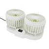 Dual Heads USB Fan for Car Dashboard Multi Speeds Quiet Portable Vehicle Cooling Fan for RV Truck