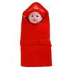 Festive Red Baby Swaddle Blanket with Ties for Newborns - Perfect for Hospital Discharge & Delivery Room