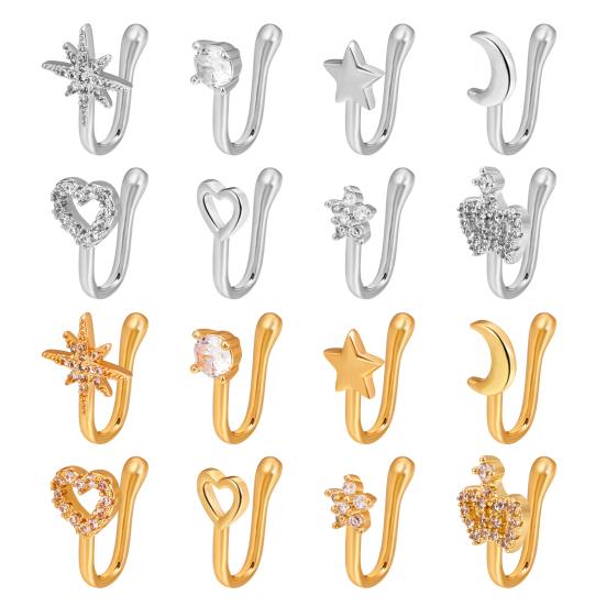 Nose Cuffs Charming Trendy Non Piercing Women Nose