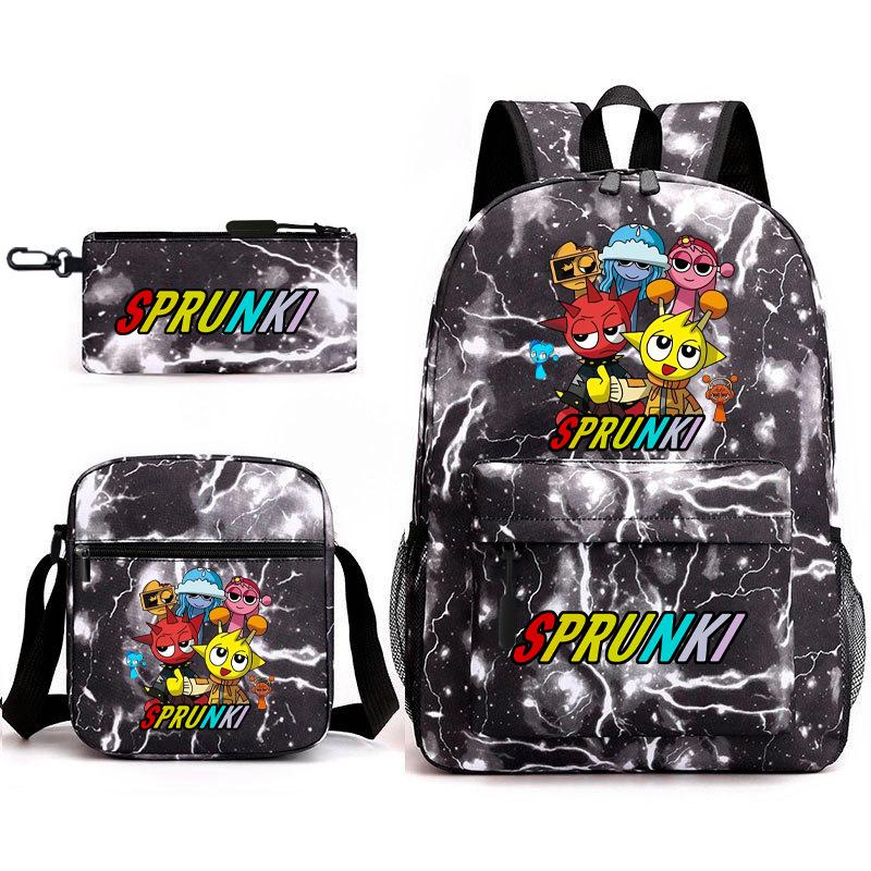 Peripheral Heat Transfer Rhythm Box Cartoon Animation Primary School Students Third Grade Light Load Reduction Large Capacity Backpack L