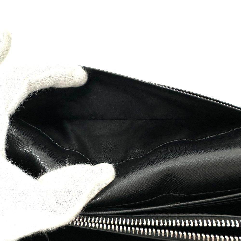 PRADA 1MH132 Triangle logo plate Long Wallet with Pass Case Flap Folded wallet