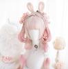 RyuuCos Lolita Wig, Long Hair, Curly, Pink, Gradient, Cosplay, Heat Resistant, Costume, Gift, Event, Halloween, Christmas, School Festival, Cultural