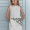 LCVE EMBROIDERY COTTON SCARF_IVORY