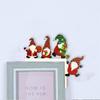 Wooden Xmas Door Corner Sign Home Atmosphere Layout Door Pendant Christmas Decoration