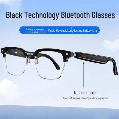 E13 Wielofunkcyjne inteligentne okulary przeciwsłoneczne Bluetooth: Okulary sportowe z filtrem światła niebieskiego, muzyką, nawigacją i funkcją rozmów głosowych