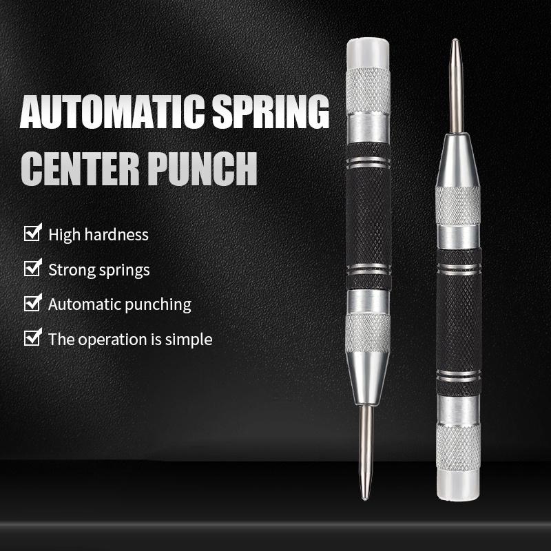 Automatic Centre Punch General Automatic Punch Woodworking Metal Drill Adjustable Spring Loaded Automatic Punch Hand Tool