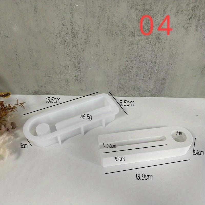 DIY Cake Tea Light Candle Holder Silicone Mold Heart Cake Candlestick Molds Resin Gypsum Craft Gifts Making Home Brithday Decor