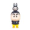 Crayon Shinchan Labubu Pvc Collectible Figure With Assembly For Desktop Decor Fans