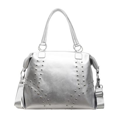 Bolso de Hombro con Remaches Bolsa de Viaje de Gran Capacidad Bolso de Hombro para Mujer