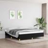 Vidaxl Bed Frame Without Mattress, Black, 160X200 Cm, Upholstered