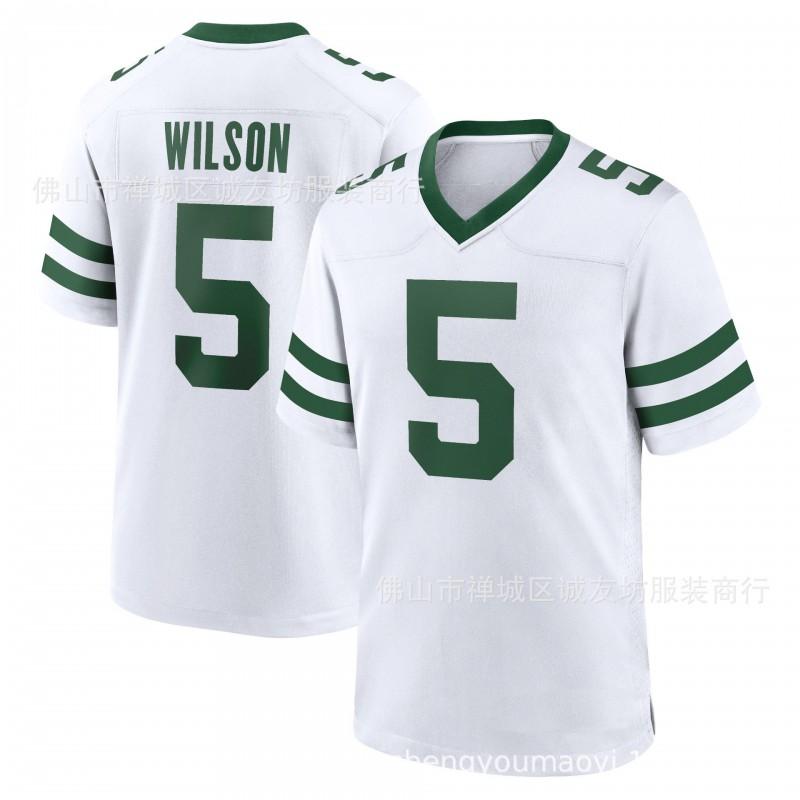 Mens Vintage Football Jersey Jet 5 White Retro Garrett Sportswear All