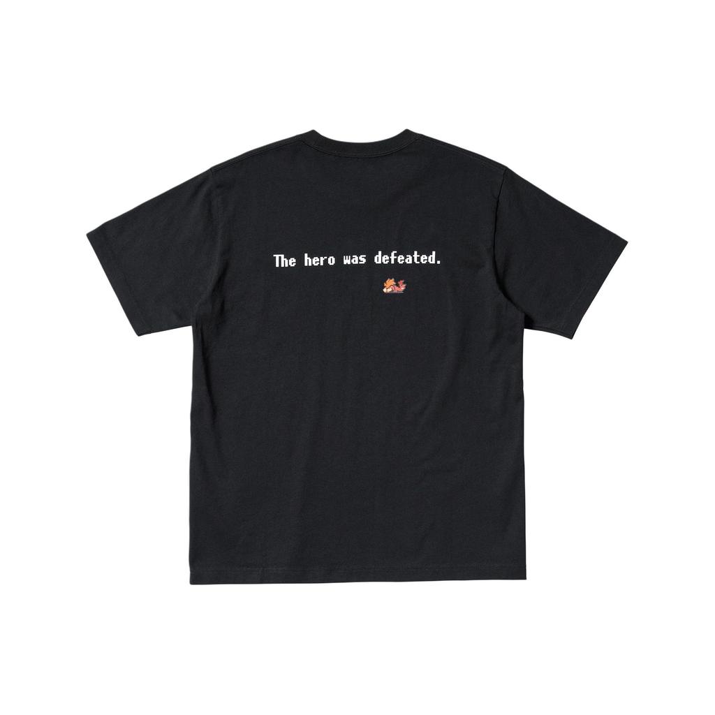 Uniqlo X Final Fantasy Collaborazione SS24 T-shirt Casual Stampata Girocollo Manica Corta Uomo T-shirt Nera 471082-09