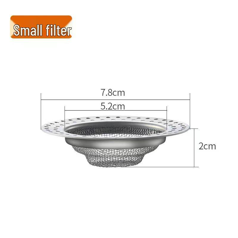 

304 Stainless Steel Floor Drain & Shower Filter Mesh - Anti-Clog & Odor-Resistant Hair Catcher