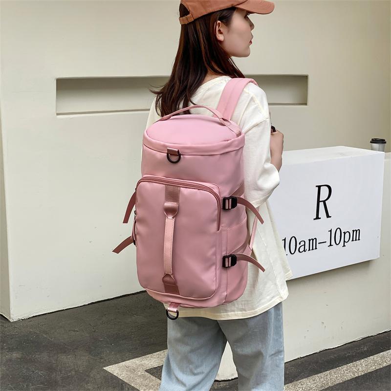 Multi-function Double Shoulder Travel Bag Dry and Wet Separation Swimming Fitness Bag with Shoe Compartment Yoga Bag