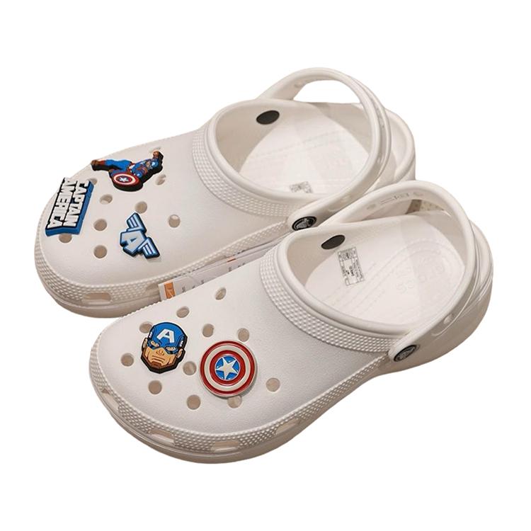 Crocs Clogs Captain America Accessories Other Shoe Accessories Unisex Multicolor