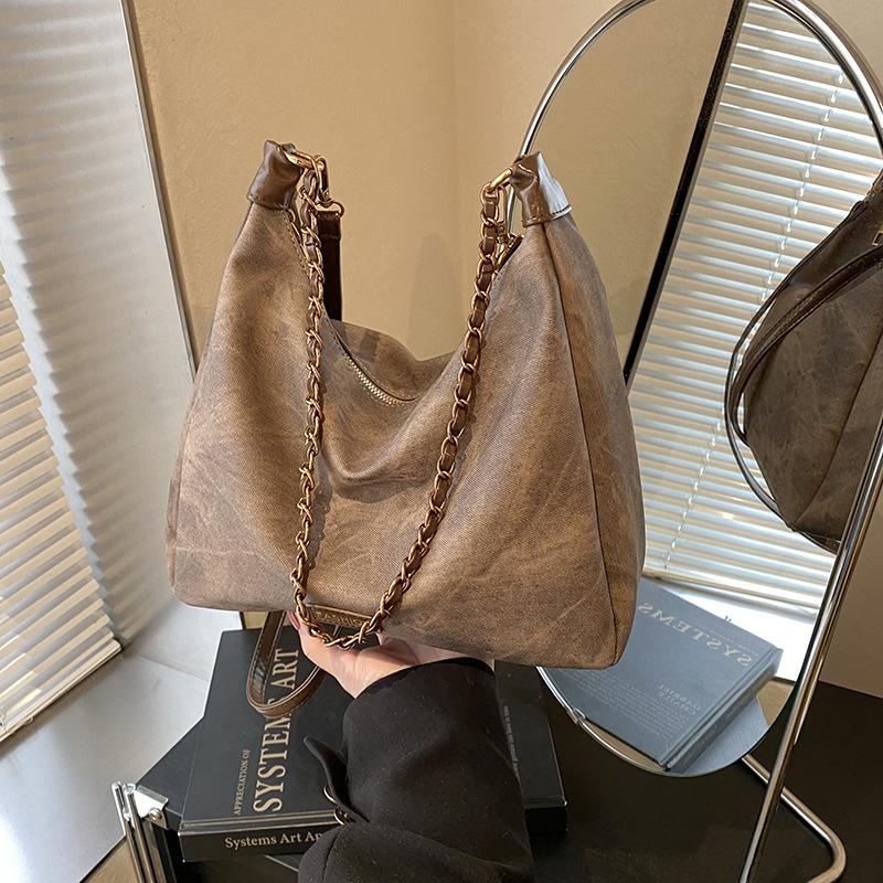 

Премиальная сумка-тоут женская большой вместимости новая осенне-зимняя повседневная универсальная на одно плечо через плечо сумка для работы