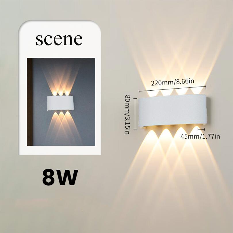 LED Wall Lamp LED Bulb Outdoor Motion Sensor Light Waterproof IP66 Wall Light Porch Garden Lights Living Room Street Stairs