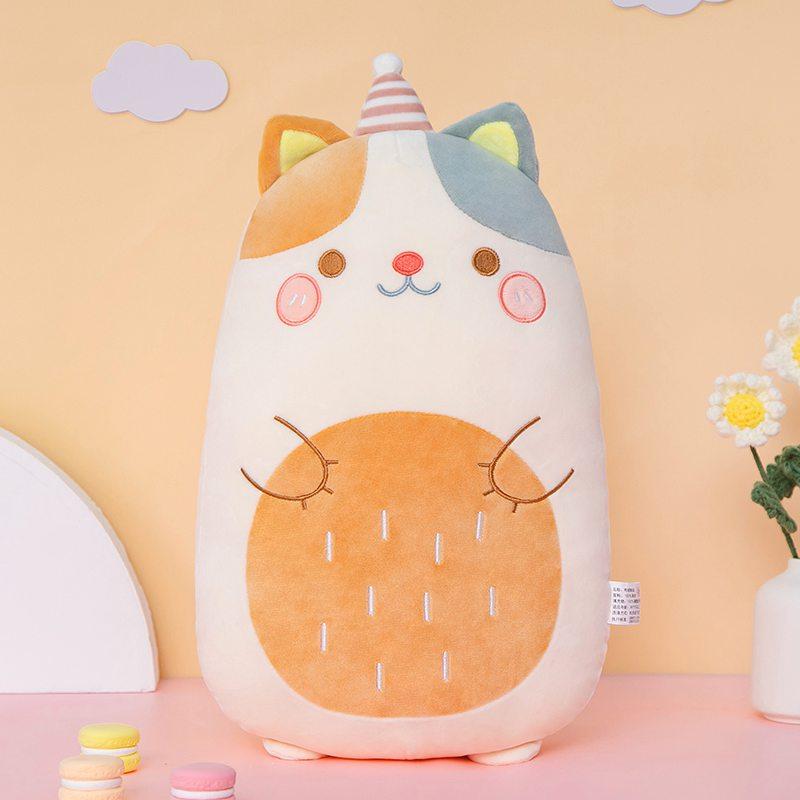 Kawaii 40cm/60cm Plush Pillow Toy Soft Stuffed Animal Chair Cushion Fat Rabbit Cat Pig Fox Duck High Quality Gift