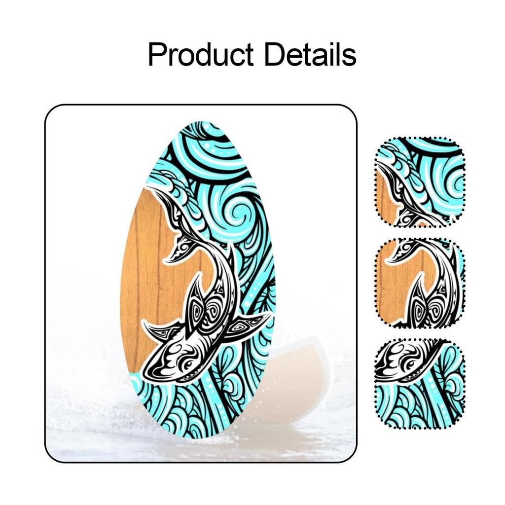 Skimboard Houten Skimboard, Staand, Watersporten, Strand Zandbord Klein Surfboard