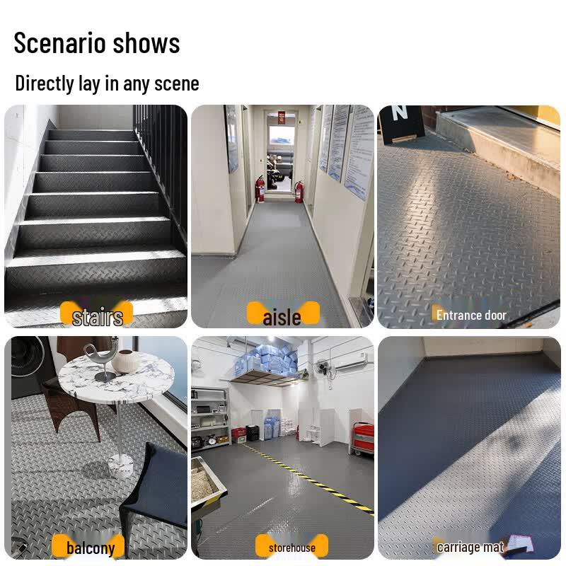 Haosikepu Herringbone PVC Anti-slip Floor Mat