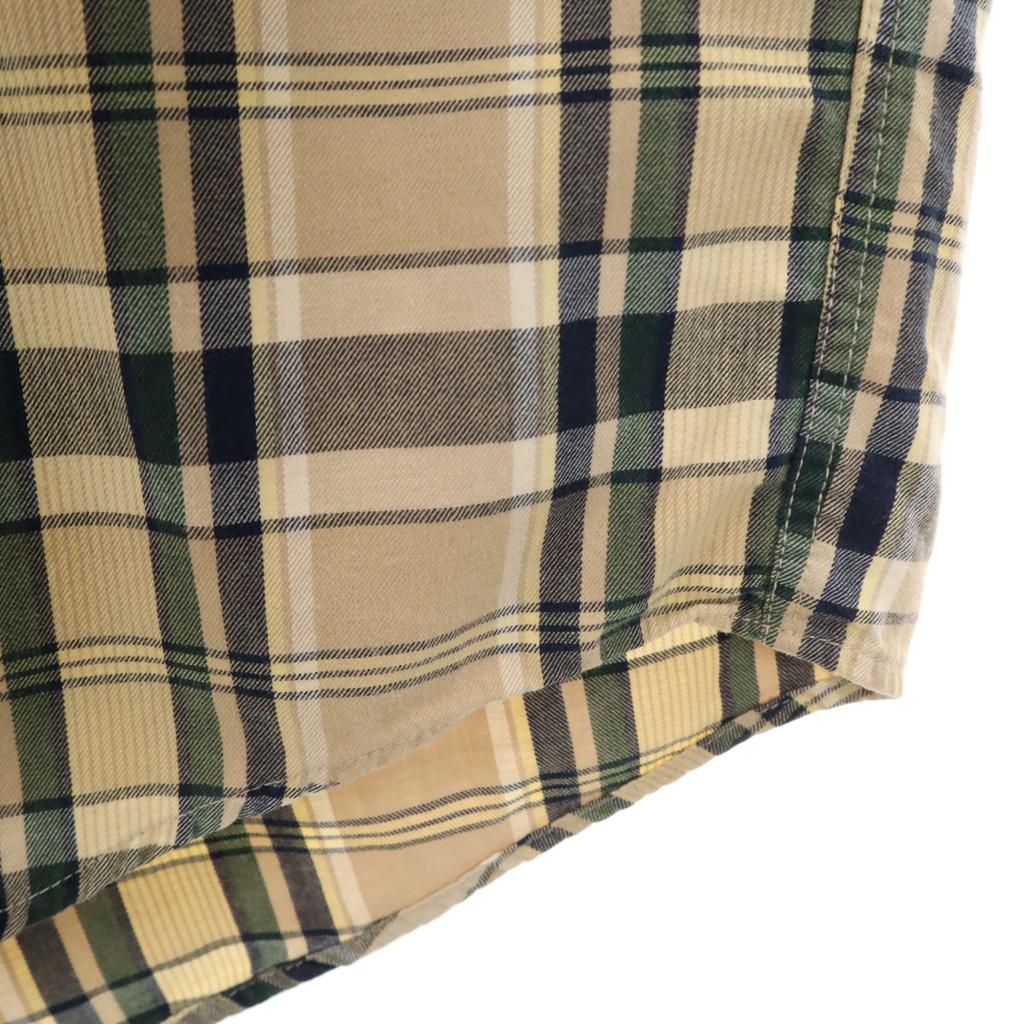 EDDIE BAUER 00s Check Pattern Short Sleeve Oversize Button Down Shirt Men's Used