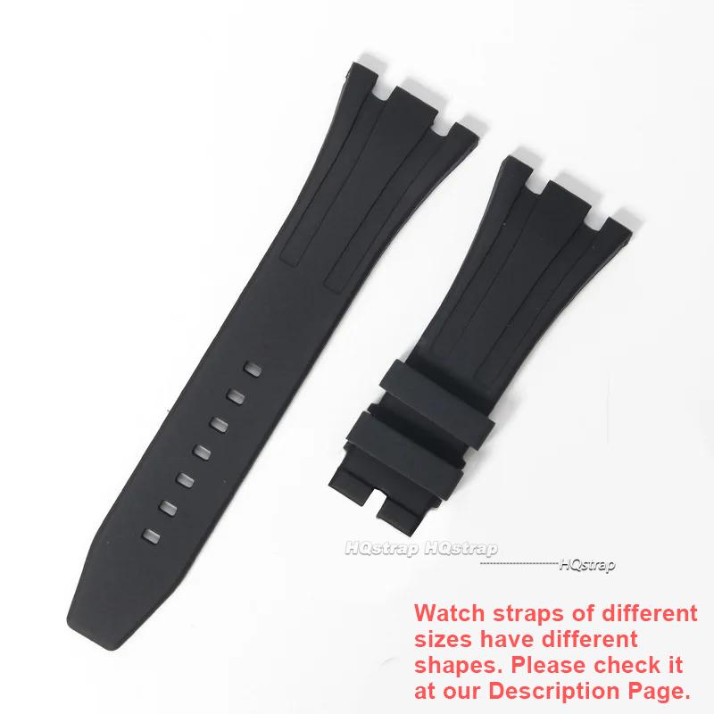 

Silicone Watchband for AP for Royal Oak Offshore Replacement Wristband for 15703 Sports Straps Waterproof 27/28/30mm Bracelet 27mm
