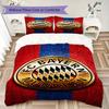 Set Copripiumino Trapuntato con Fantasia FC Bayern Monaco Copripiumino Federa Decorazione per la Casa Regalo di Compleanno (1 * copripiumino + 2 * federe senza imbottitura)45