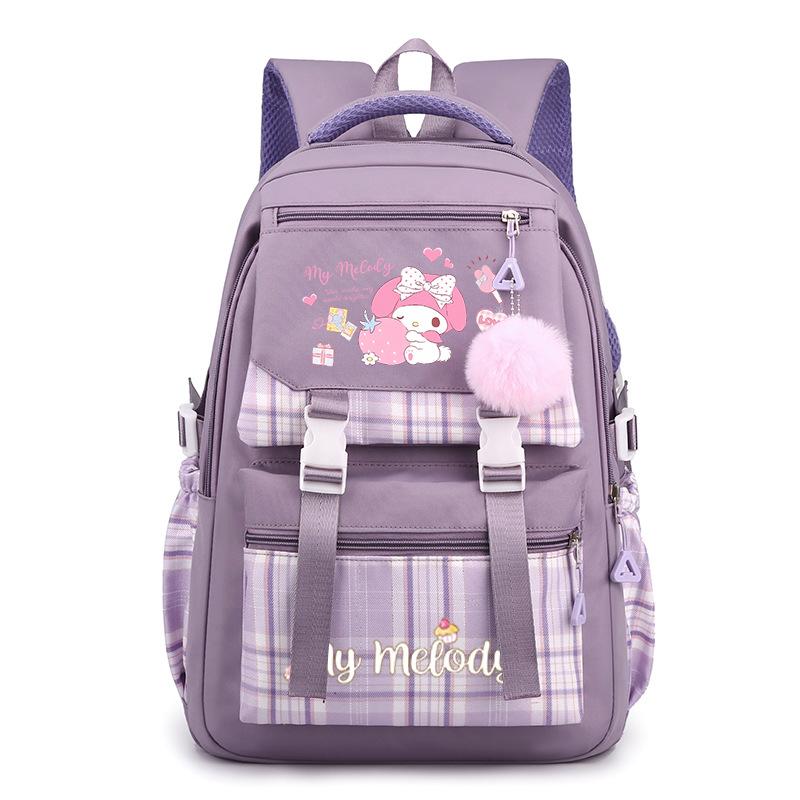 

Pink Rabbit Rabbit Printed School Bag Primary School Students Grades 3-6 Backpack Junior High School Burden Reduction Student School Bag no specification