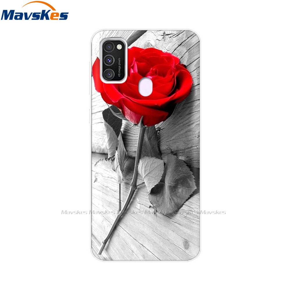 For Samsung Galaxy M21 Case Back Cover Soft Silicone TPU Phone Case For Samsung Galaxy M20 M21 M30 M30s M31 Case Cover Bumper