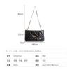 Xiaoxiang Layer Cowhide Grid High-end Chain Bag Women's Doubles Pocket Large Capacity Versatile Single Shoulder Tote